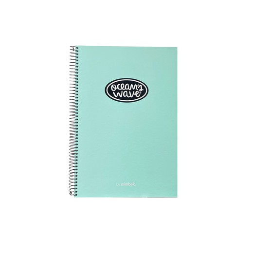 Cuaderno Ocean S Tapa Extradura Forrada Folio Colores Pastel Papel