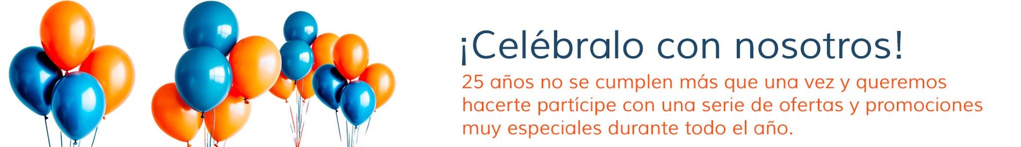 ¡Celébralo con nosotros!