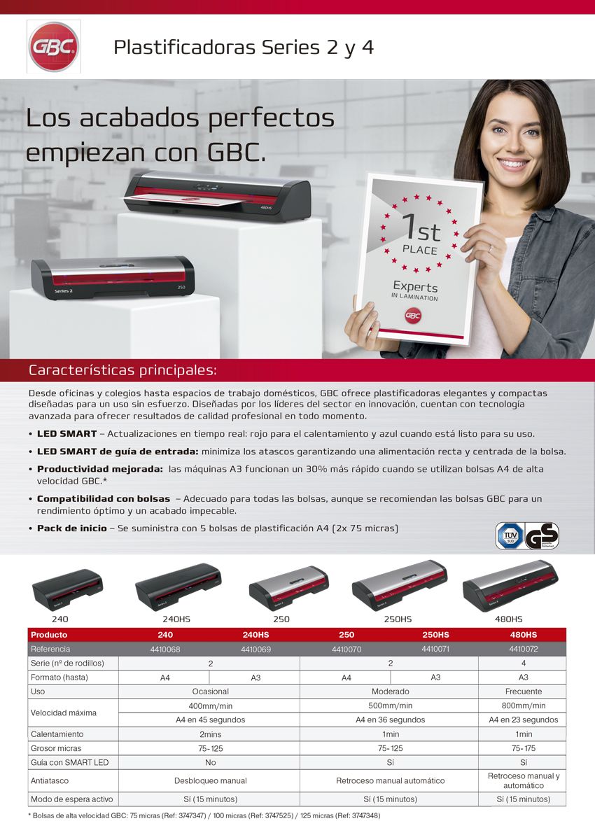 Plastificadoras GBC