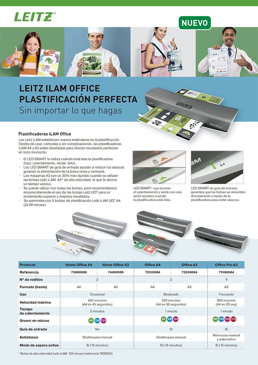 Plastificadoras ILAM Office de Leitz
