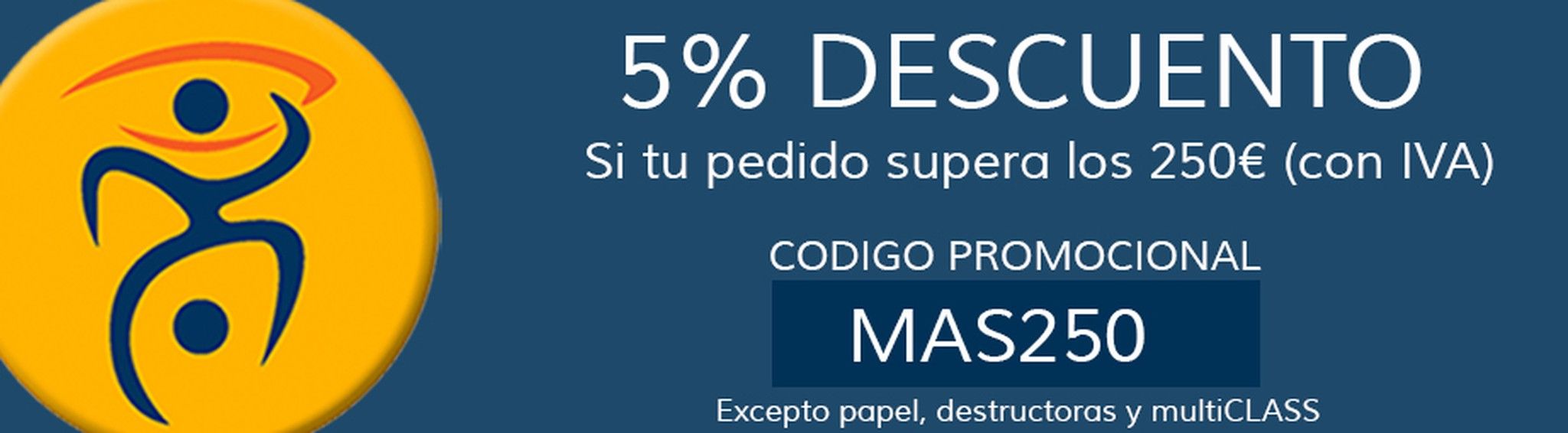 Campaña 5% de descuento comprando en Cartabon.com más de 250 euros