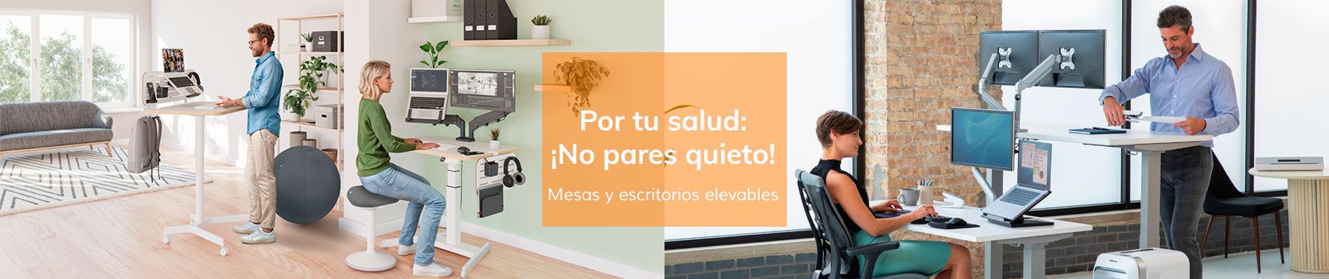 No pares quieto. Mesas y escritorios elevables para una mejor ergonomía