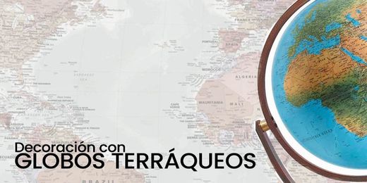 Globos terráqueos - La opción de moda para decorar nuestro hogar