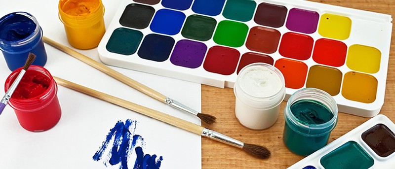 Como misturar as cores das têmperas para pintar