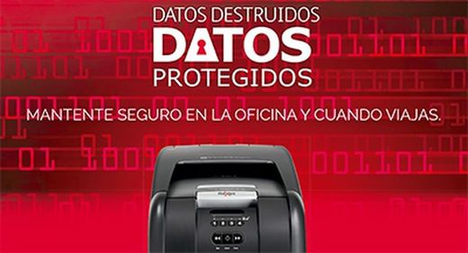Regalo seguro con tu destructora Rexel