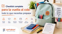 Checklist completa para la vuelta al cole: todo lo que necesitas preparar