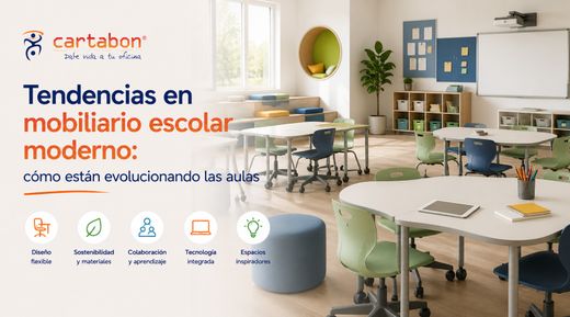 Tendencias en mobiliario escolar moderno: cómo están evolucionando las aulas