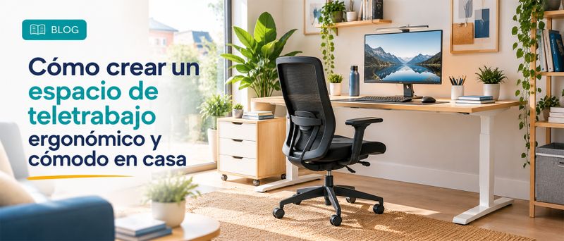 Cómo crear un espacio de teletrabajo ergonómico y cómodo en casa