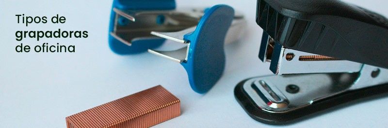 Qué tipos de grapadoras se pueden encontrar en una oficina