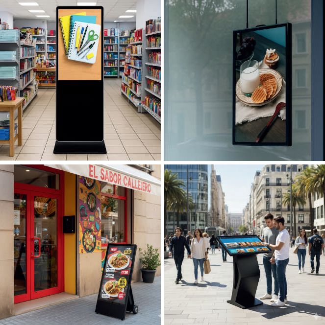 Tipos de pantallas publicitarias