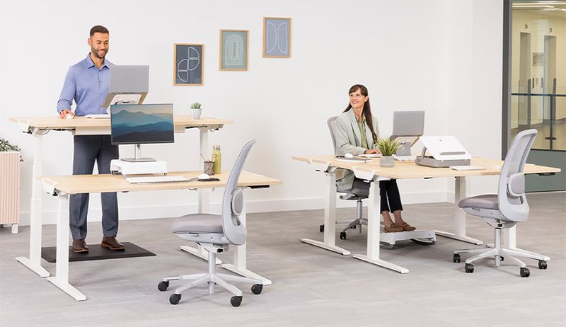 Principales beneficios de trabajar de pie