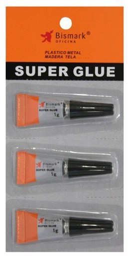Adhesivo instantáneo super glue bismark