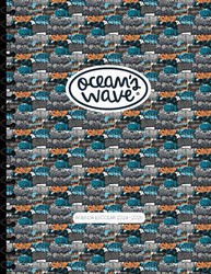 Agenda scolaire 24-25 Ocean's Wave A6 Day Page Revolution couche de papier