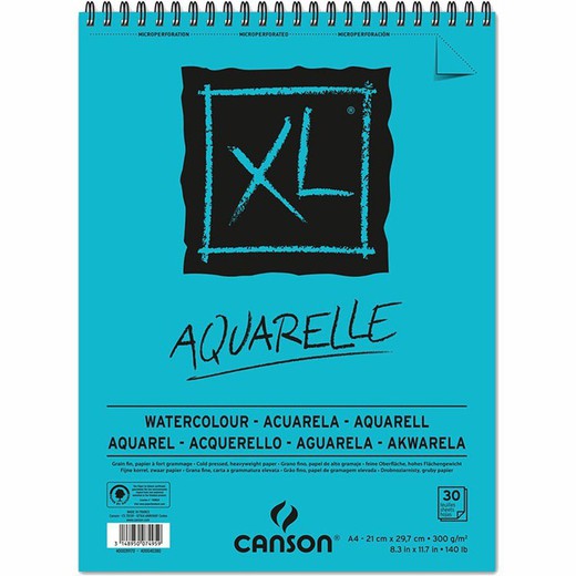 Album aquarelle grain fin microperforé Canson