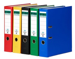 Archivador archivador archivador Caja Transparente ColorMagazine archivador  Divisor archivadores Escritorio Suministros de Oficina : : Oficina  y papelería