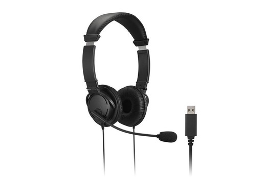 Fones de ouvido Kensington Hi-Fi USB com microfone e controle de volume