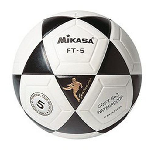 Bola de futebol 11 mikasa ft5 em couro sintético termosoldado