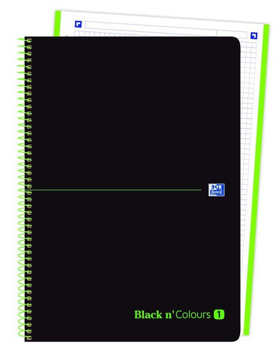 Black'n colors de oxford. Din a4+. 80 hojas