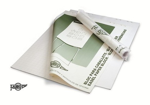 Almofadas de papel para cavaletes de reunião