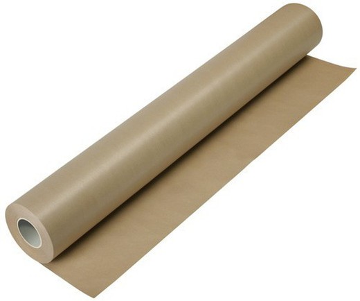 Bobinas de papel kraft de 110 cm x 300 e 500 m.