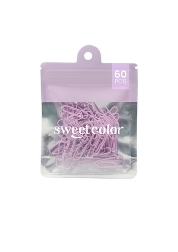 Bolsa con 60 clips Sweetcolor