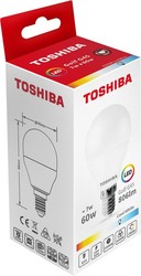 Bombilla Led Toshiba G45 E14 7W 6500K