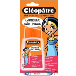 Bote de cola adhesiva Cleopatra con pincel