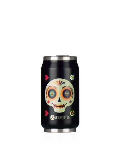 Botella lata 280 ml Sugar skull (a-4301)