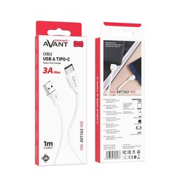 Cable Avant Connect Usb A Tipo C 3A Carga Rapida