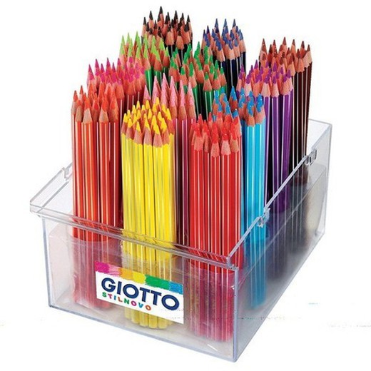 Boîte de 192 crayons de couleur Giotto Stilnovo