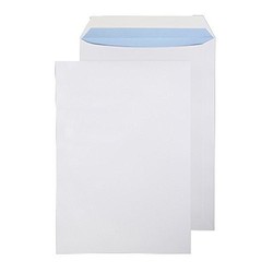Caja 250 bolsas blancas con tira de silicona