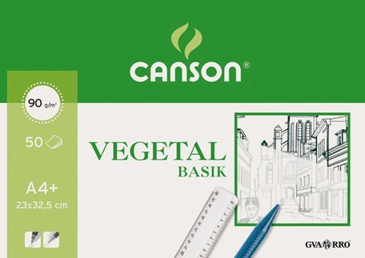 Papel vegetal Basik Guarro - Canson en 2 tamaños.