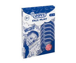 Caixa 6 latas de maquiagem jovi de pintura facial. Cores a escolher