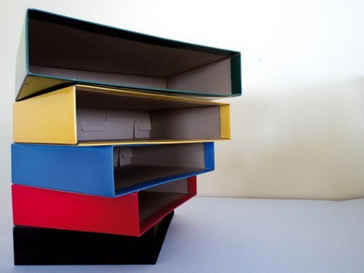 Caja-funda para archivador color officeclass