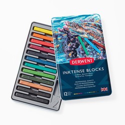 Boite métal de 12 barres Inktense