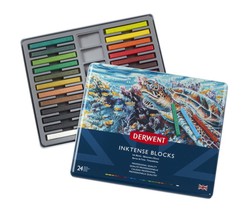 Boite métal de 24 barres Inktense