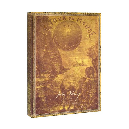 Caja para manuscritos Verne. La vuelta al mundo