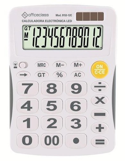 Calculadora sobremesa officeclass 12 dígitos