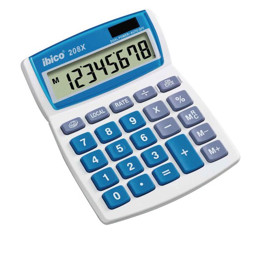 Calculatrices de bureau Ibico de 8 à 12 chiffres