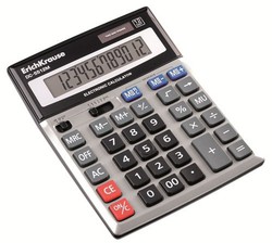 Calculadoras de mesa erichkrause metálicas