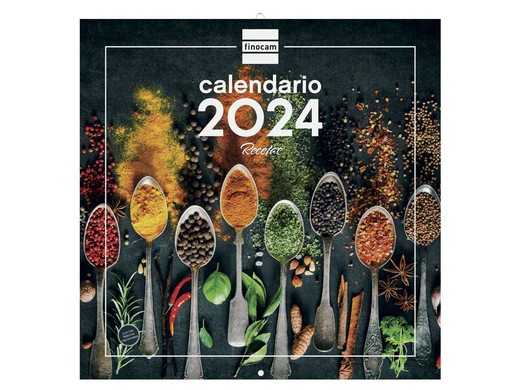 Calendario Imágenes Pared 30x30 Escribir 2024 Mes Vista Recetas