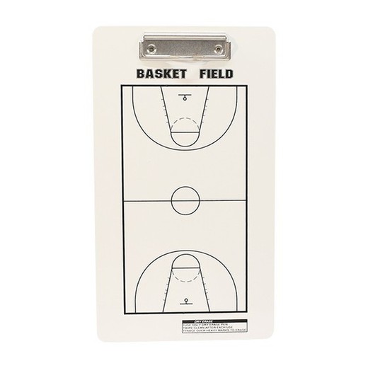 Carpeta táctica velleda para baloncesto