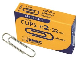 Clips en métal marron