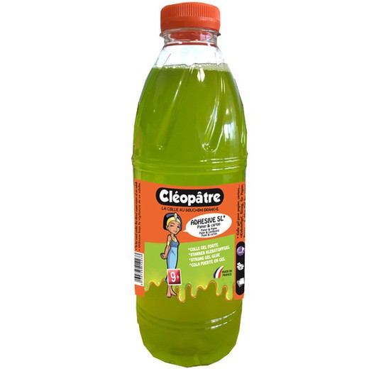 Cola transparente Cleopatra. 1 Kg color verde