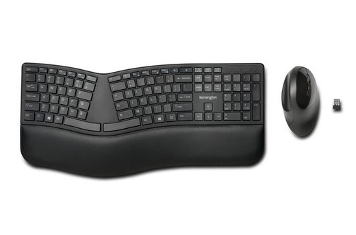 Conjunto de teclado e mouse sem fio Pro Fit Ergo