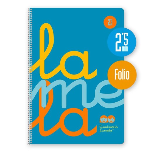 Caderno de capa plástica lamelar tamanho fólio