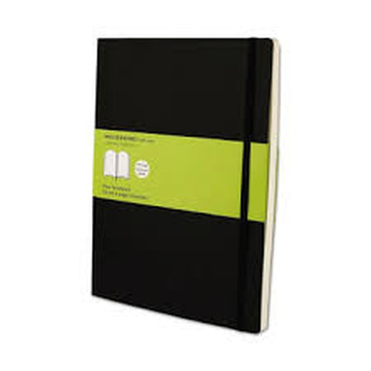 Cuaderno Moleskine® Tapa blanda Negra 190 x 250 mm Liso