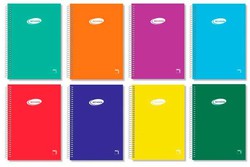 Cadernos de grade de capa mole para faculdade