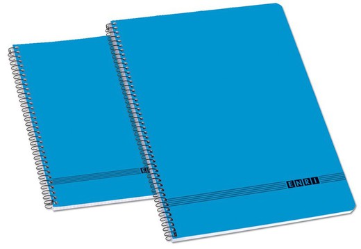 Cuadernos de tapa blanda color azul
