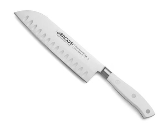 Cuchillo santoku serie rivera Blanc 180mm